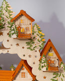 Vilarejos de Natal em madeira