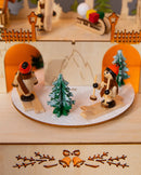 Vilarejos de Natal em madeira