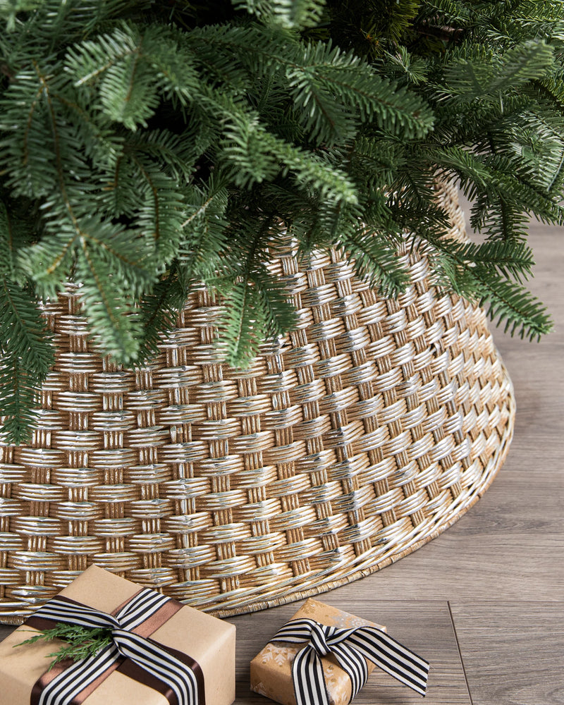 Cesta para Base de Árvore de Natal