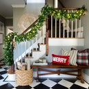 Arranjos de exterior para o Natal